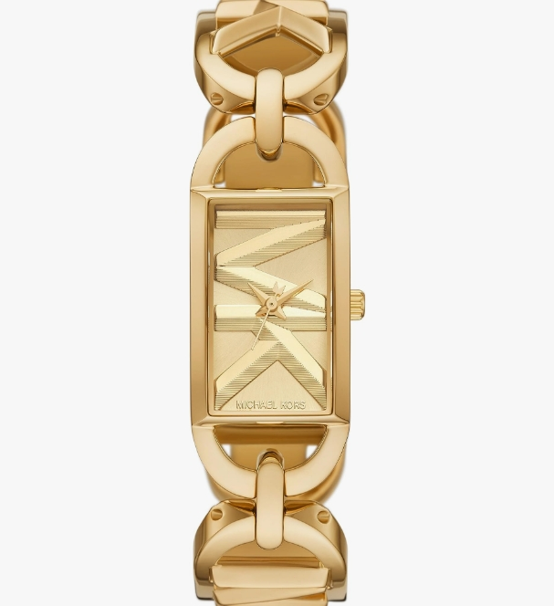 Michael Kors MK Empire MK7406 Women's Golden Stainless Steel Wristwatch