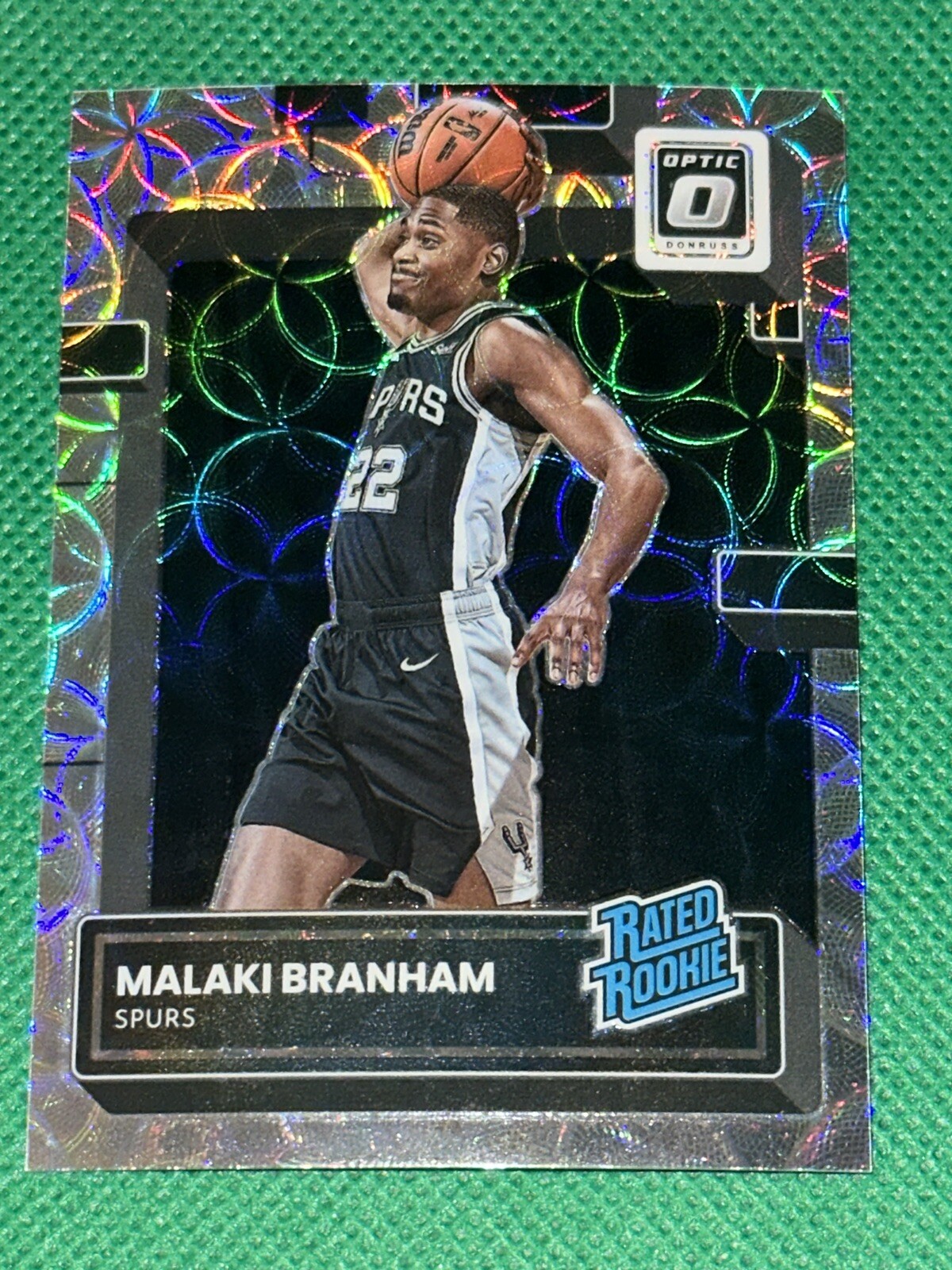 2022-23 Donruss Optic Premium Prizm /249 Malaki Branham #222 Rated Rookie SSP