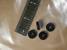 4 SORBOTHANE VIBRATION ISOLATION RINGS 1/2in DIA 1/8in HT 1/8in Hole 12.7x3.2mm