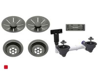 Blanco 207 4440Ablaufgarniturset Infino Satin Dark Steel HandbetäTigung