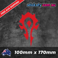 Horde Insignia Decal Sticker Funny Laptop Car Window Bumper 4x4 Ute Sticker