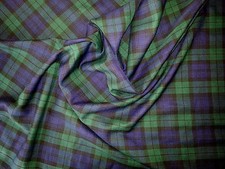 Tartan Check Plaid PolyViscose Fabric - 59" (150cm) Wide - per metre or half
