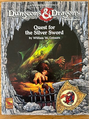 QUEST FOR THE SILVER SWORD ADVENTURE FOR DUNGEONS & DRAGONS D&D TSR
