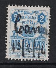Peru 1896 2c Document Revenue Used - S28246