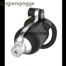 NEW Bionic Design Hinged Cage Male Chastity Device Metal 2 Types Rings