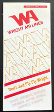 Wright Air Lines Timetable Effective April 24, 1983