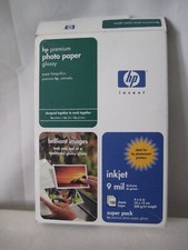 HP Premium Glossy Photo Paper Partial Box About 50 sheets 808736406895