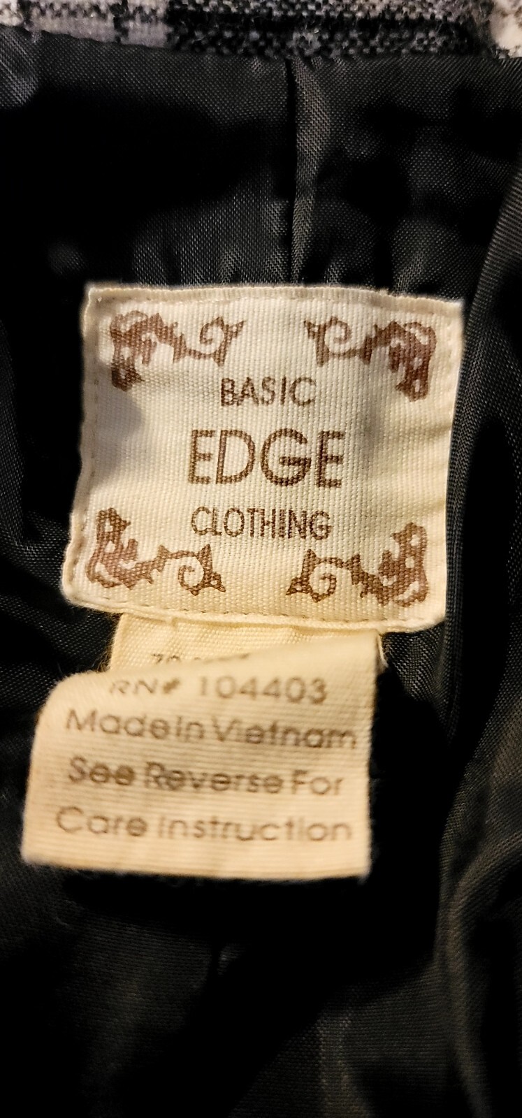 Basic Edge Clothing Jacket Medium Gray, Black But… - image 5