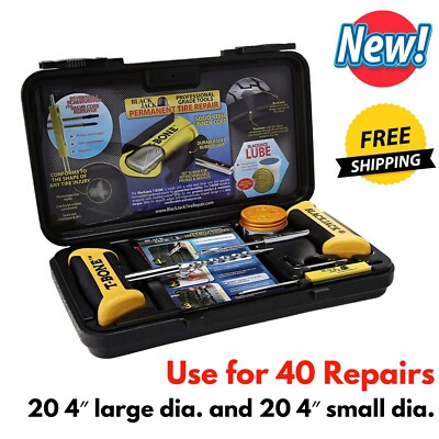 Heavy Duty Tire Plug Flat Tire Repair Kit for Car Truck RV Trailer