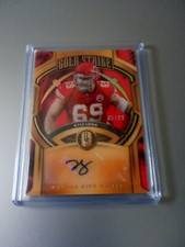 2021 Kyle Long Panini i Gold Strike Auto Card 65/99  Kansas City Chiefs  GSA-KL