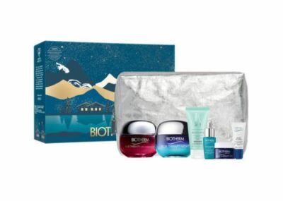 Biotherm Blue Therapy Anti Aging Red Algae Uplift Day & Night Holiday Set NIB