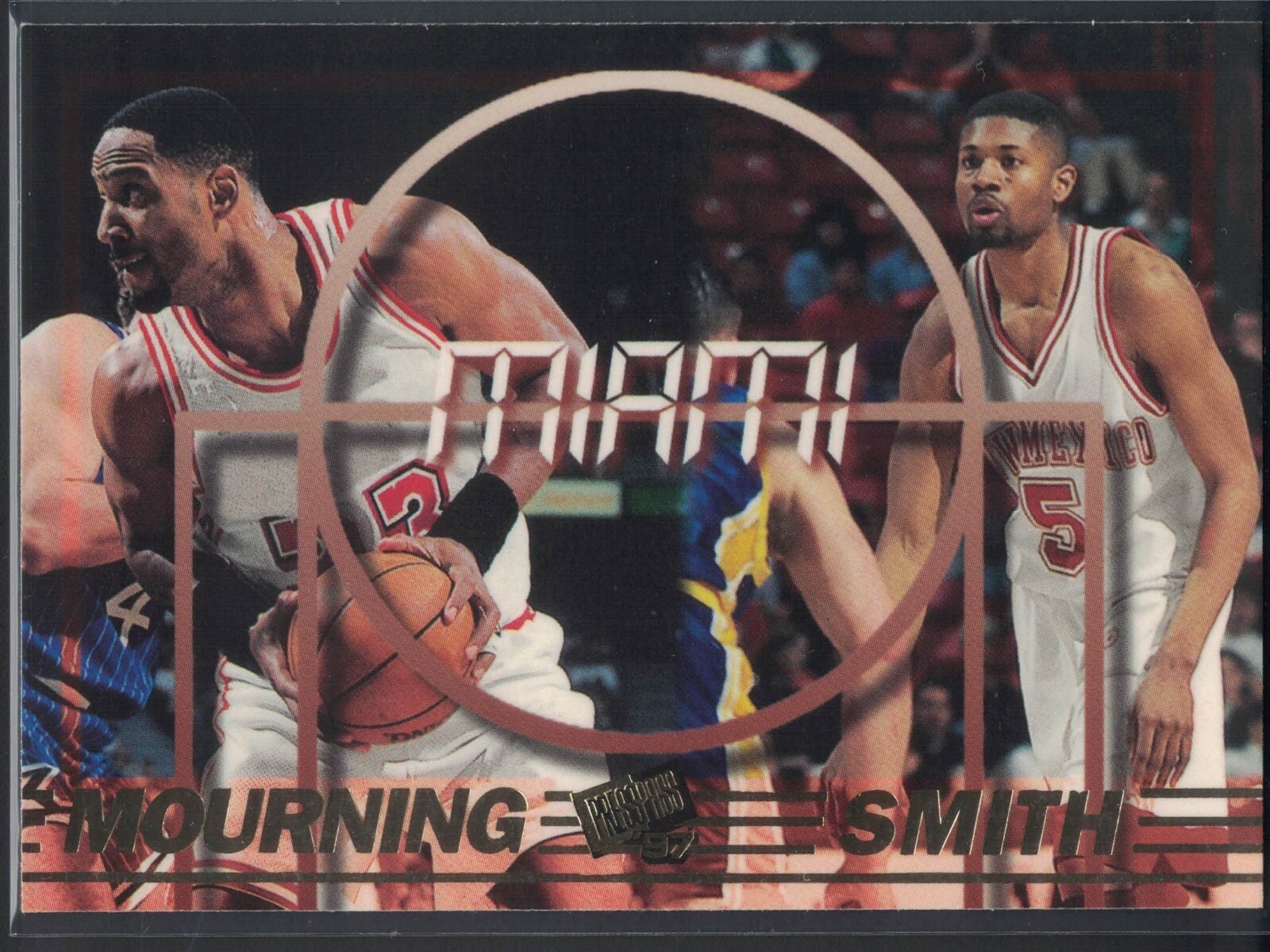 1997 Press Pass Alonzo Mourning Charles Smith #44