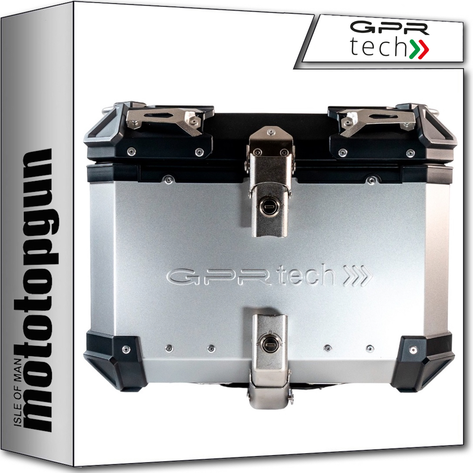 GPR BAULETTO ALPI-TECH ARGENTO 35 + ATTACCO KTM LC8 SUPER ADVENTURE 1290 2016 16