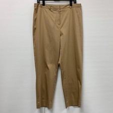 Jones New York Women's Pants Size 12 Beige Khaki Woodchip NWT