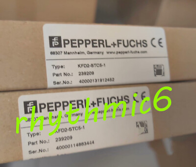 New KFD2-STC5-1 signal isolator safety barrier PEPPERL+FUCHS Fast FedEx or DHL