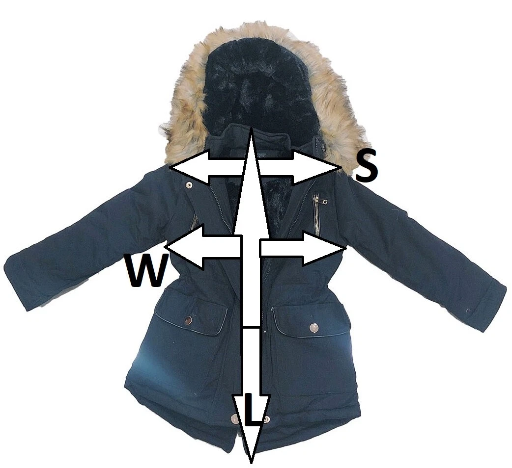 SACAI Giacca bambini bambina cappuccio giacca bambini parka tempo libero felpa con cappuccio girls jacket 61201