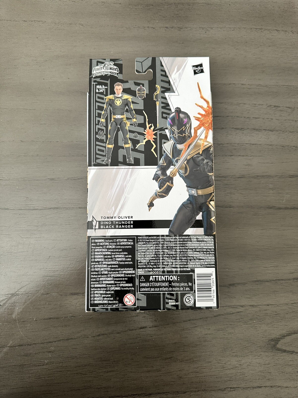 Power Rangers Lightning Collection Dino Thunder Black Ranger 6 in Action Figure