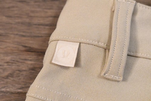 Men's Lululemon ABC Pant Slim Warpstreme 33 x 32 Khaki Tofino Sand - Picture 9 of 9