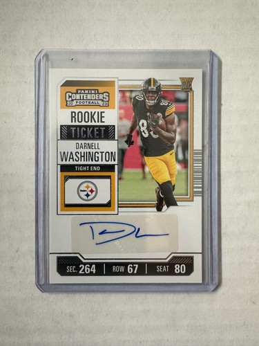 2023 Panini Contenders Darnell Washington Rookie Ticket Auto Pittsburgh Steelers