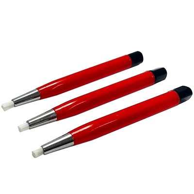 Fiberglass Scratch Brush Pen - 3 Pack - Jewelry Watch Coin Cleaning Electroni...