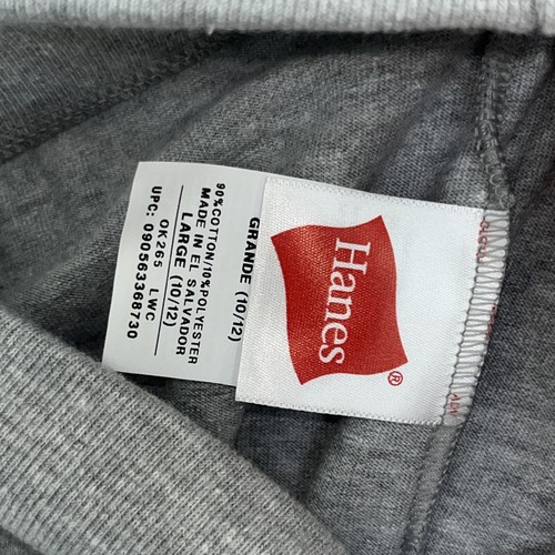 Hanes Girls Youth Large Grey Jersey Shorts - Picture 5 of 6