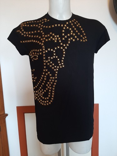 Versace Collection T- Shirt Medusa Metal Size 40 Nuovo - Picture 2 of 6