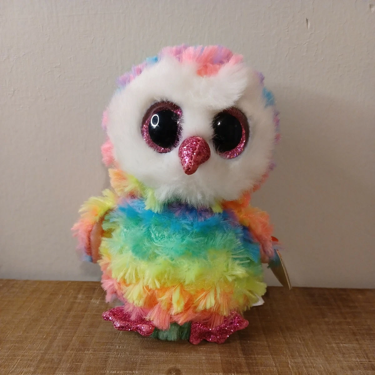 Rainbow owl sale stuffed animal