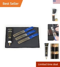 Fret Polishing Kit with Fretboard Guards, Polish & Cloth - Safe & Easy to Use