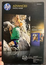 HP Advanced Glossy 4x6 Photo Paper, 100 Pack, For Inkjets -Factory Sealed NIB