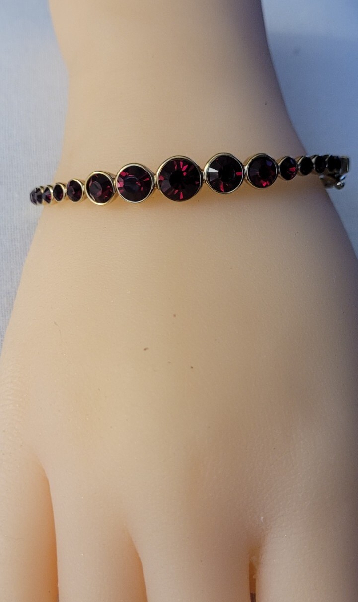 Givenchy crystal  bangle bracelet - image 2