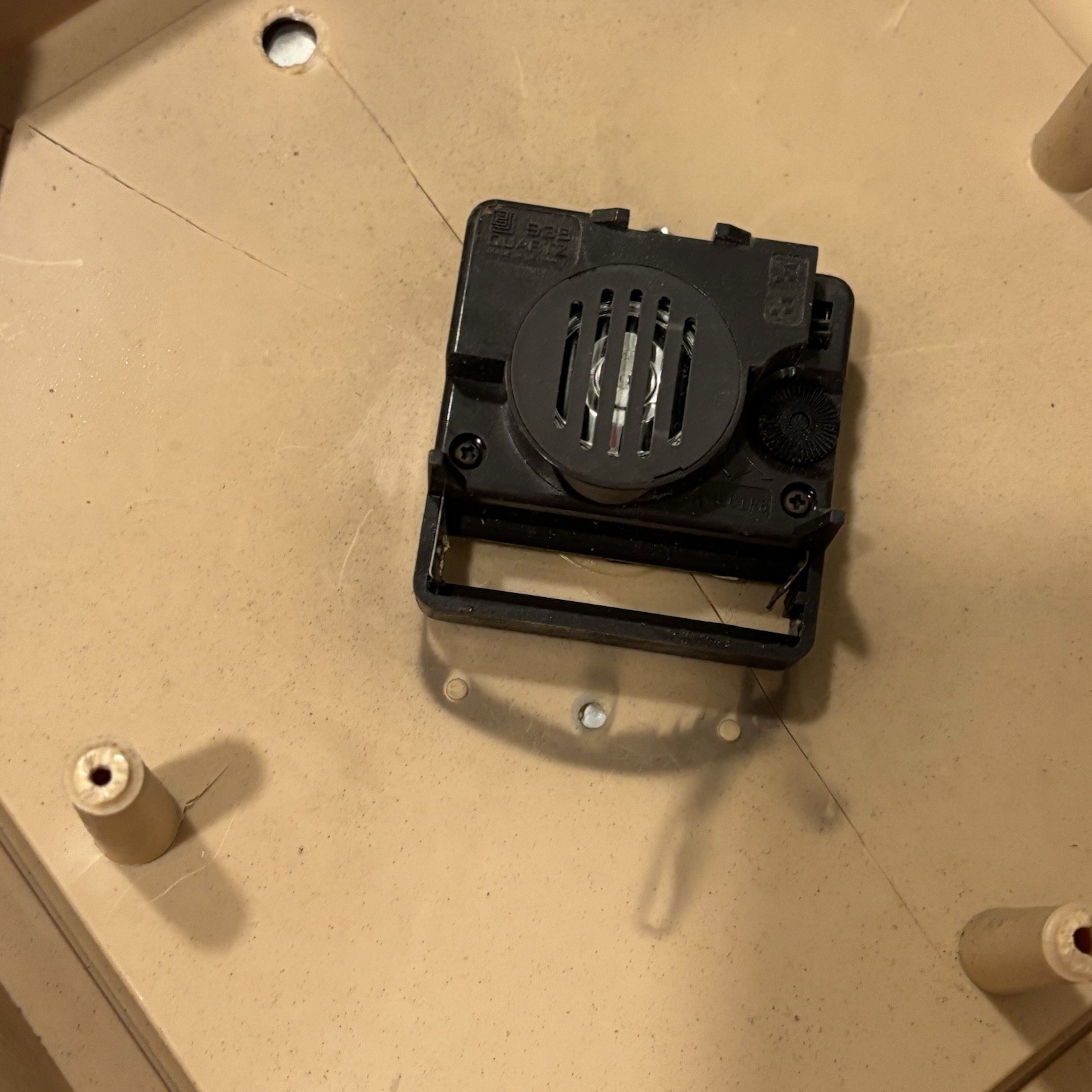 Vtg Spartus Wall Clock Yellow Daisies COUNTRYSIDE Battery Operated SEE DETAILS