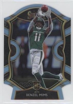 2020 Panini Select Concourse Light Blue Prizm Die-Cut Denzel Mims #63 7l6