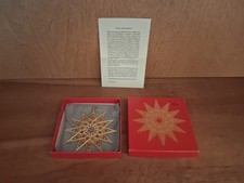 Metropolitan Museum Of Art Mma 1992 Gold Plated Star Ornament