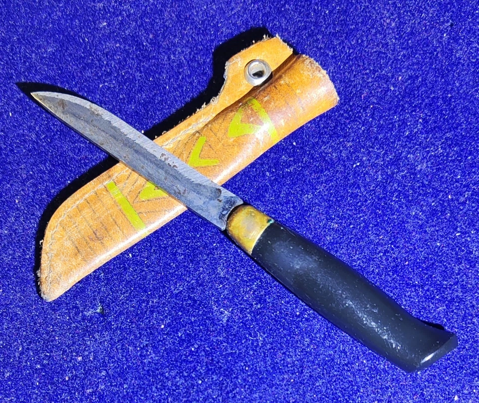 Cuchillo finlandés miniatura RARO VINTAGE, 11,2 cm (años 70, URSS) Foto 2 de 4