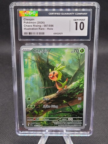 Chespin graded CGC 10 for sale on eBay