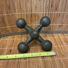 JACKS JAX 4 in x 5 in Cast Iron Sculpture Home Decorative Heavy Paperweight