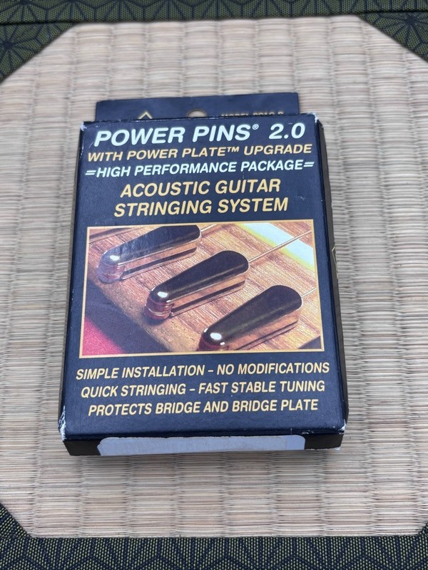 POWER PINS 2.0 BLACK Acoustic guitar upgrade