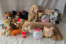 Plüschtiere, Kuscheltiere, Handpuppen, Konvolut/Sammlung, 18 St