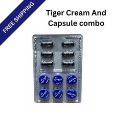 Tiger cream with Capsule Delay  Power Pack Of 1 Free Shipping