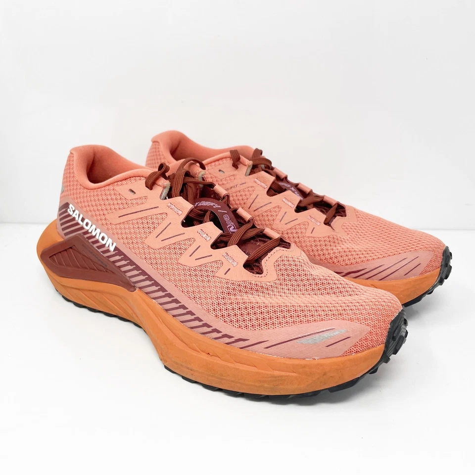 Salomon Womens DRX Defy Gravel 475643 Orange Hiking Shoes Sneakers Size 8.5 - Image 2 of 4