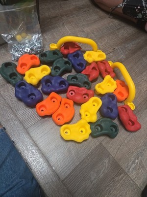 23 PCS Rock Climbing Wall for Kids,Rock Wall Climbing Holds,Adults Climbing Wall