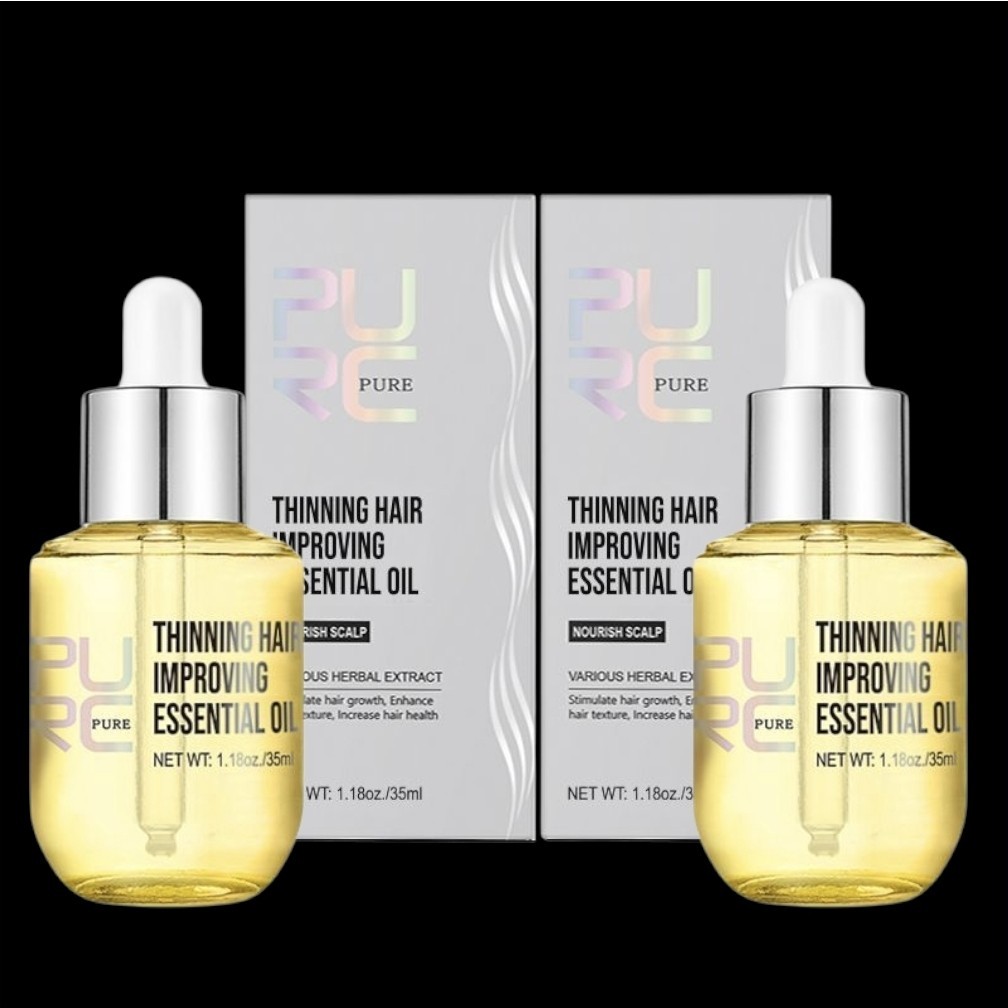 PURC Pure Lot of 2 Thinning Hair Essential Oil NEW 2028 Exp