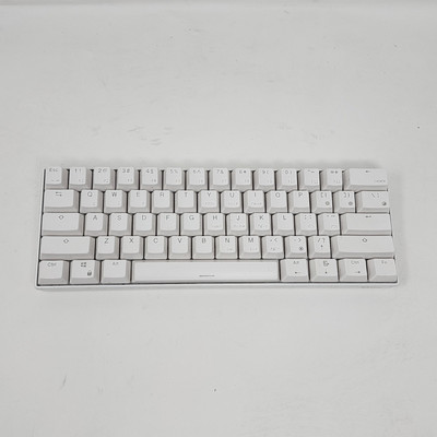 Royal Kludge Mechanical Keyboard Wireless Bluetooth White Compact USB-C Tested