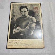 MARLON BRANDO: PORTRAIT OF AN ACTOR: PROMOTIONAL POSTER 1976
