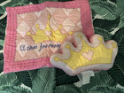 BRAND NEW DISNEY PRINCESS QUILT STANDARD SHAM and CROWN PILLOW — photo 8
