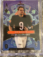2026 Wild Card Joe Burrow Ace 3/3 Black Tie Edition 