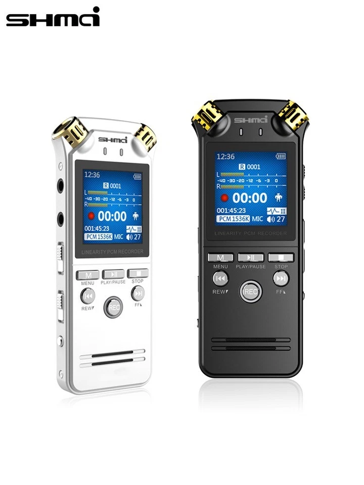 Shmci D50 Voice-Activated Recorder HD Rec Denoise Dual Microphones Dictaphone - Image 2 of 4