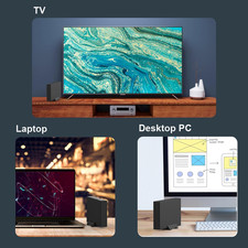 USB 3.0 to 3.5 Inch Hard Drive Enclosure, Vertical External Hard Drive Dockin...