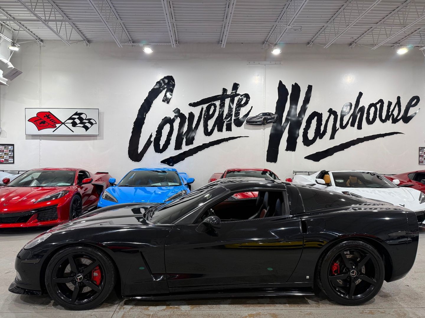 2008 [41U] Black Chevrolet Corvette   | C6 Corvette Photo 2