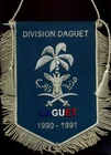 FANION / DIVISION DAGUET 1990 / 1991 - handmade cinnamon 16 x 23 cm LEGION